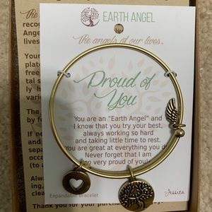 Golden “PROUD OF YOU” bracelet